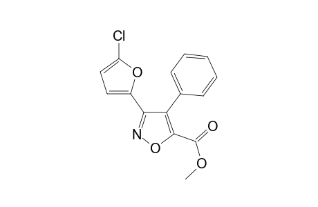 Methyl [3-(5-Chlorofuran-2-yl)-4-phenylisoxazole-5-yl]-carboxylate