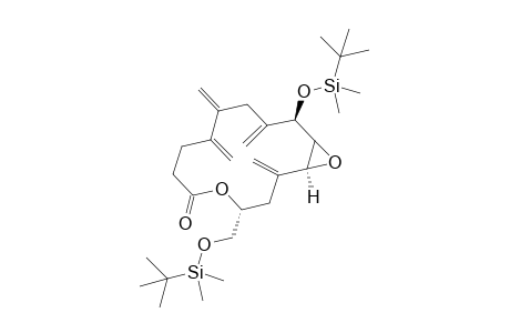 (1S,4R,13R)-13-[(t-Butyl)dimethylsilyloxy]-4-{[(t-butyl)dimethylsilyloxy]methyl}-2,9,10,12-tetramethylene-5,15-dioxabicyclo[12.1.0]pentadecan-6-one