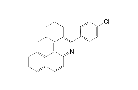 1-Methyl-5-(4-chlorophenyl)-1,2,3,4-tetrahydrobenzo[a]-phenanthridine