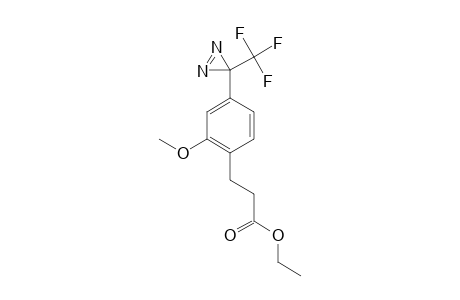 ETHYL-3-[2-METHOXY-4-[3-(TRIFLUOROMETHYL)-3H-DIAZIRIN-3-YL]-PHENYL]-PROPANOATE