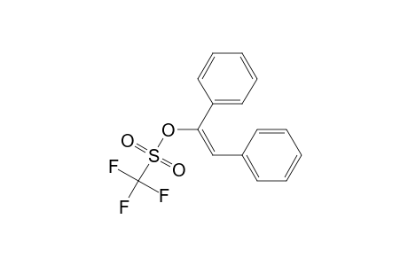 Methanesulfonic acid, trifluoro-, 1,2-diphenylethenyl ester, (E)-