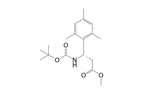 Methyl 3-tert-butyloxycarbonylamino-3-(2,4,6-trimethylphenyl)propanoate