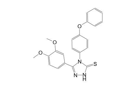 5-(3,4-dimethoxyphenyl)-4-(4-phenoxyphenyl)-2,4-dihydro-3H-1,2,4-triazole-3-thione