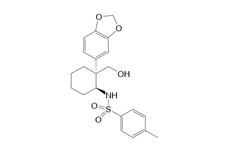 trans-[2-(4-methylphenylsulfonylamino)-1-(3,4-methylenedioxy-phenyl)-cyclohexyl]-methanol