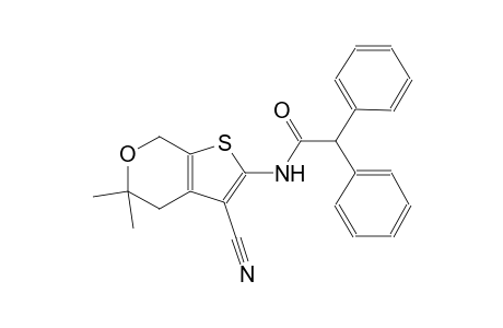 N-(3-cyano-5,5-dimethyl-4,7-dihydro-5H-thieno[2,3-c]pyran-2-yl)-2,2-diphenylacetamide