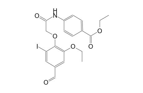 ethyl 4-{[(2-ethoxy-4-formyl-6-iodophenoxy)acetyl]amino}benzoate