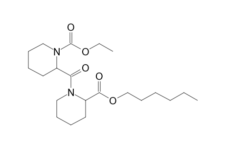 Pipecolylpipecolic acid, N-ethoxycarbonyl-, hexyl ester