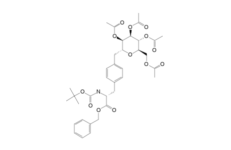N(ALPHA)-(TERT.-BUTOXYCARBONYL)-C-(2,3,4,6-TETRA-O-ACETYL-ALPHA-D-MANNOPYRANOSYL)-L-TYROSINE-BENZYLESTER