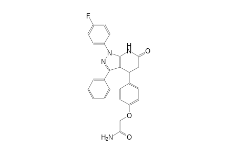 acetamide, 2-[4-[1-(4-fluorophenyl)-4,5,6,7-tetrahydro-6-oxo-3-phenyl-1H-pyrazolo[3,4-b]pyridin-4-yl]phenoxy]-