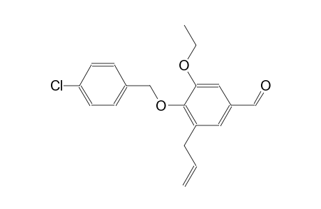 3-allyl-4-[(4-chlorobenzyl)oxy]-5-ethoxybenzaldehyde