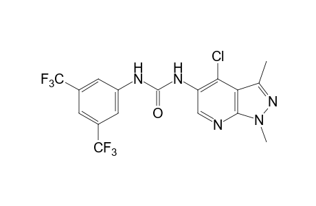 1-(4-chloro-1,3-dimethyl-1H-pyrazolo[3,4-b]pyridin-5-yl)-3-(alpha,alpha,alpha,alpha',alpha',alpha'-hexafluoro-3,5-xylyl)urea