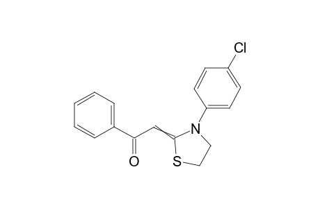 2-(3-(4-chlorophenyl)thiazolidin-2-ylidene)-1-phenylethanone