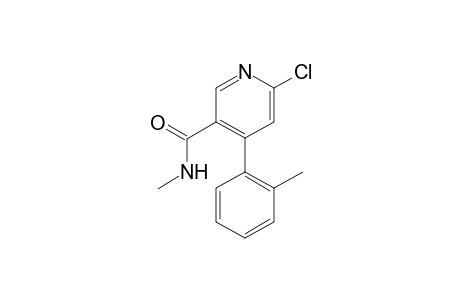 6-Chloro-N-methyl-4-o-tolyl-nicotinamide