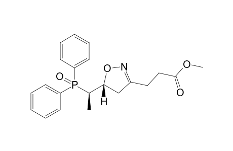 (1'R*,5R*)-5-(1'-Diphenylphosphinoylethyl)-3-methoxycarbonylethyl-4,5-dihydroisoxazole
