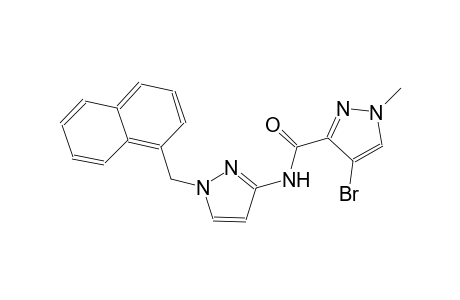 4-bromo-1-methyl-N-[1-(1-naphthylmethyl)-1H-pyrazol-3-yl]-1H-pyrazole-3-carboxamide