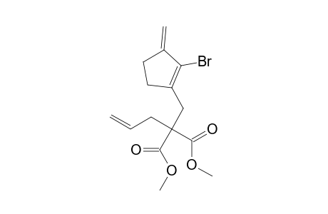 2-allyl-2-[(2-bromo-3-methylene-cyclopenten-1-yl)methyl]malonic acid dimethyl ester