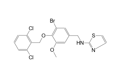 N-{3-bromo-4-[(2,6-dichlorobenzyl)oxy]-5-methoxybenzyl}-1,3-thiazol-2-amine