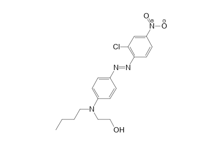 2-Chloro-4-nitroaniline->2-(N-butylanilino)ethanolAmino]-Ethanol, 2-[butyl[4-[(2-chloro-4-nitrophenyl)azo]phenyl]