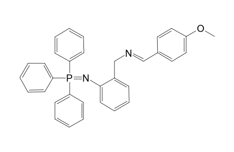 N-{[2-(4-Methoxybenzylideneamino)methyl]phenyl}-P,P,P-triphenyl-.lanta.(5)-phosphazene