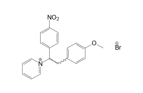 1-[p-methoxy-alpha-(p-nitrophenyl)styryl]pyridinium bromide
