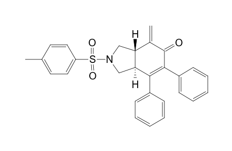 4-Methylene-6,7-diphenyl-2-tosyl-2,3,3a,4-tetrahydro-1H-isoindol-5(7aH)-one