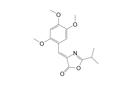 2-Isopropyl-(4Z)-(2,4,5-trimethoxybenzylidene)-5(4H)-oxazolone