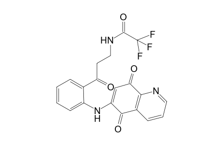 6-[2-(3-Trifluoroacetamidopropanoyl)anilino]-5,8-quinoline
