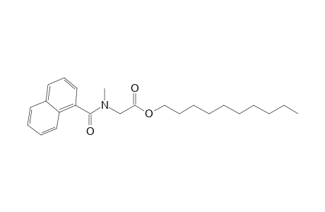 Sarcosine, N-(1-naphthoyl)-, decyl ester