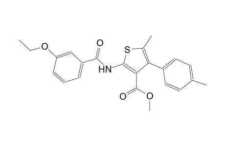 methyl 2-[(3-ethoxybenzoyl)amino]-5-methyl-4-(4-methylphenyl)-3-thiophenecarboxylate