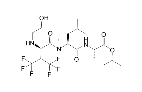 4,4,4,4',4'.4'-Hexafluoro-N-(2-hydroxyethyl)-D-valyl-N-methyl-L-leucine-L-alanine tert-Butyl Ester