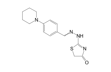 2-[N'-(4-piperidin-1-yl)benzylidenyl]hydrazino]-4,5-dihydro-thiazol-4-one