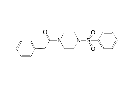 1-(Phenylacetyl)-4-(phenylsulfonyl)piperazine