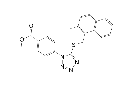 benzoic acid, 4-[5-[[(2-methyl-1-naphthalenyl)methyl]thio]-1H-tetrazol-1-yl]-, methyl ester