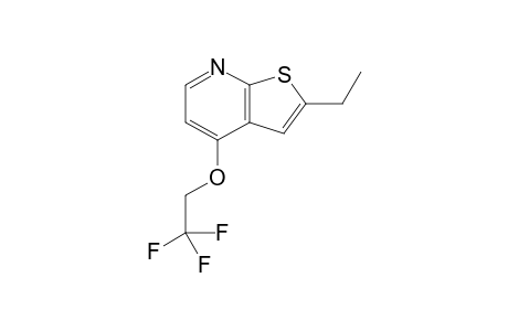 2-ethyl-4-(2,2,2-trifluoroethoxy)thieno[2,3-b]pyridine