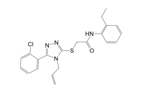 2-{[4-allyl-5-(2-chlorophenyl)-4H-1,2,4-triazol-3-yl]sulfanyl}-N-(2-ethylphenyl)acetamide