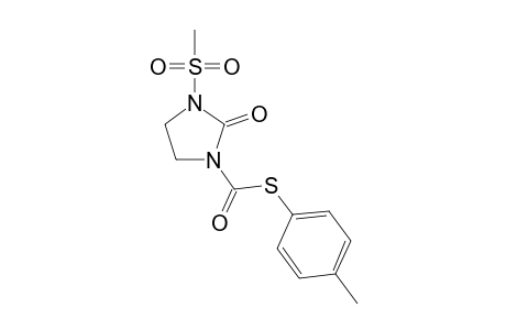 1-Methylsulfonyl-2-oxoimidazolidine-1-(p-methylphenyl)thiocarbonyl ester
