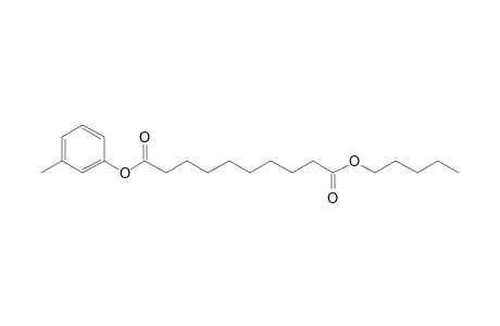 Sebacic acid, 3-methylphenyl pentyl ester