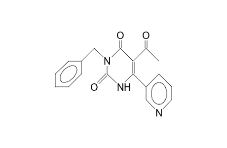 5-Acetyl-3-benzyl-6-(3-pyridyl)-uracil