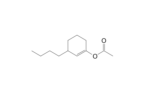 1-Cyclohexen-1-ol, 3-butyl-, acetate