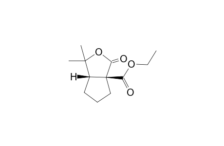 (3aR,6aS)-3-oxo-1,1-dimethyl-tetrahydrocyclopenta[c]furan-3a-carboxylic acid ethyl ester