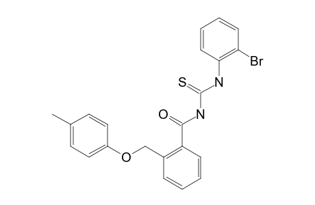 2-[(4-METHYLPHENOXY)-METHYL]-N-(2-BROMOPHENYLCARBAMOTHIOYL)-BENZAMIDE