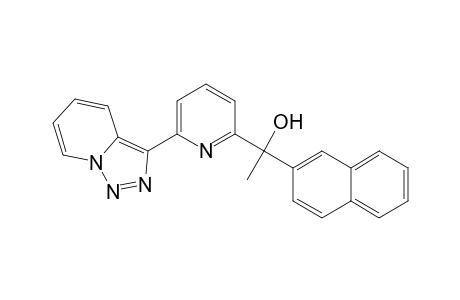 1-{6-([1,2,3]Triazolo[1,5-a]pyridin-3-yl)pyridin-2-yl}-1-(naphthalen-2-yl)ethanol