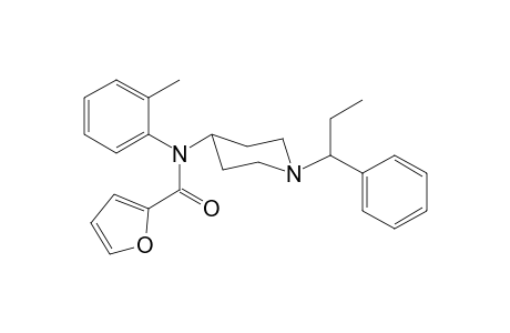 N-2-Methylphenyl-N-[1-(1-phenylpropyl)piperidin-4-yl]furan-2-carboxamide