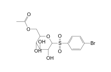 6-O-Acetyl-1,5-anhydro-1-[(4-bromophenyl)sulfonyl]hexitol
