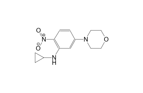 N-cyclopropyl-5-(4-morpholinyl)-2-nitroaniline