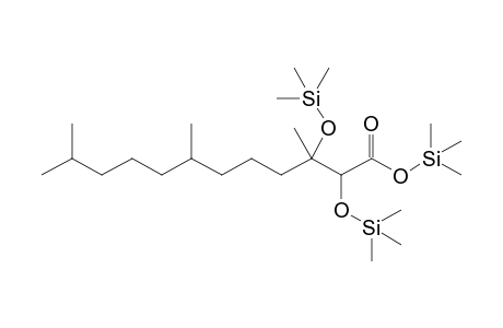 Dodecanoic acid, 3,7,11-trimethyl-2,3-bis(trimethylsilyloxy)-, trimethylsilyl ester