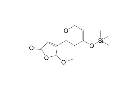 2-Methoxy-3-(4-trimethylsilyloxy-3,6-dihydro-2H-pyran-2-yl)-2H-furan-5-one