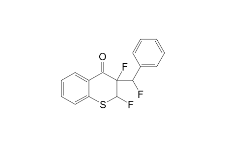 2,3-DIFLUORO-3-(ALPHA-FLUOROBENZYL)-2,3-DIHYDROTHIOCHROMAN-4-ONE
