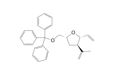 (2R,3R,5R)-2-ethenyl-3-(1-methylethenyl)-5-[(triphenylmethyl)oxymethyl]oxolane
