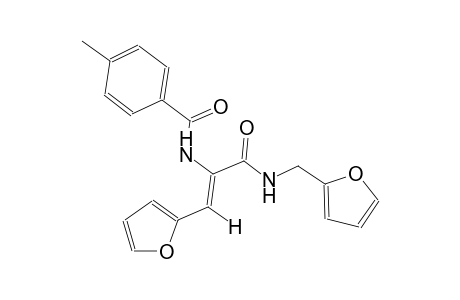 benzamide, N-[(Z)-2-(2-furanyl)-1-[[(2-furanylmethyl)amino]carbonyl]ethenyl]-4-methyl-